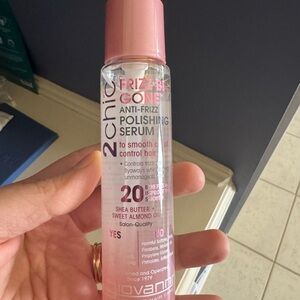 2chic Frizz Be Gone Serum – NIB Giovanni Anti-Frizz Hair Polish, Sulfate-Free
